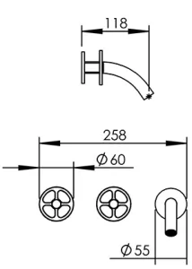Technical drawing of product VOL282