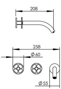 Technical drawing of product VOL286