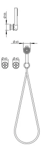 Technical drawing of product VOL320-325