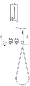 Technical drawing of product VOL400-405