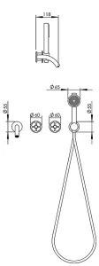 Disegno tecnico del prodotto VOL430-435
